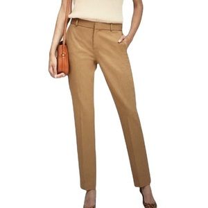 Banana Republic Ryan Straight Leg Pant in Camel/Tan
